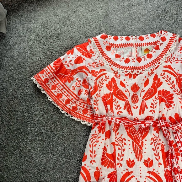 Farm Rio Jungle flow mini dress - Picture 4 of 13